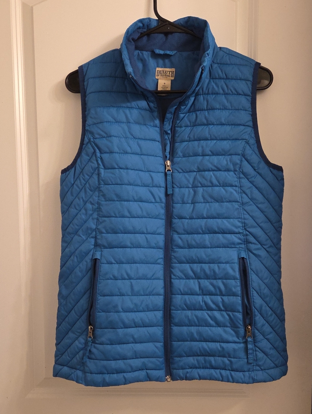 Duluth Trading Co. Light Blue Quilted Vest